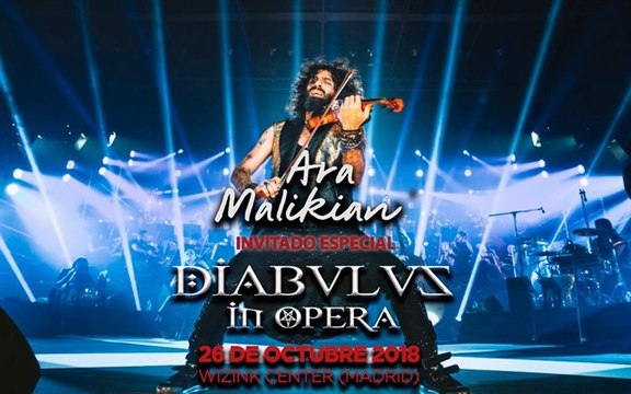 Ara Malikian, invitado de Mägo de Oz en el WiZink Center