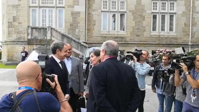 El expresidente del Gobierno, José Luis Rodríguez Zapatero, en la Uimp