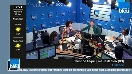 Christine Téqui, maire de Seix, invitée de France Bleu Occitanie