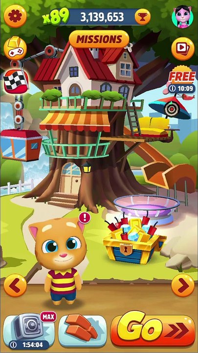 My Talking Tom Gold Run 07 Talking Ginger Gameplay Android