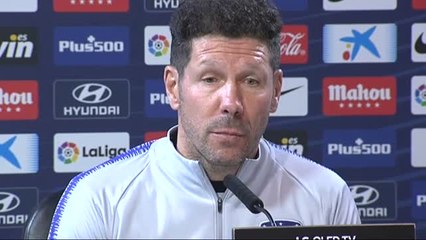 Simeone: "A mí me pone ganar todos los partidos que me ponen por delante"
