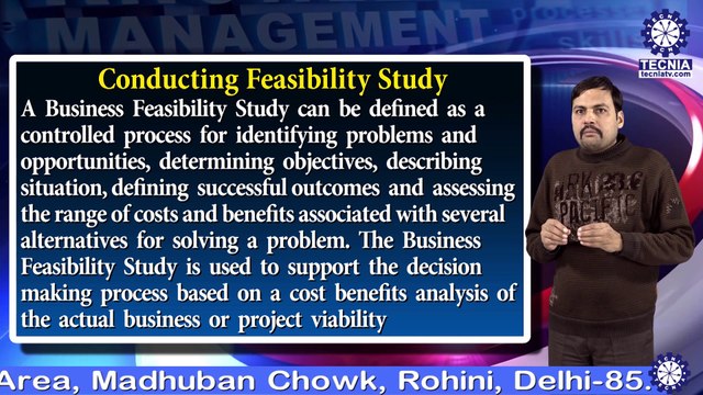 Dr. Amit Kumar || Conducting Feasibility StudY || MBA || TIAS || TECNIA TV