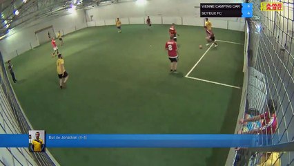 But de Jonathan  (4-4) - VIENNE CAMPING CAR Vs SOYEUX FC  - 18/06/19 20:00 - LIGUE 4