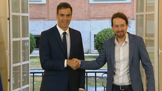 Sánchez e Iglesias se reunieron para desbloquar los PGE