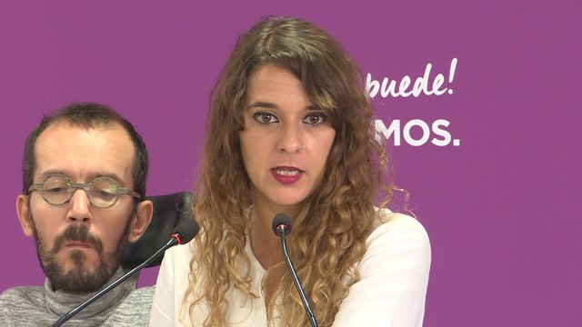 Podemos: El Gobierno tendrá que garantizar que se cumplen los PGE