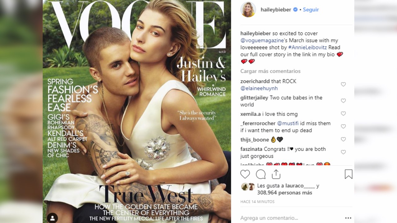 Justin Bieber y Hailey Baldwin desnudan su relación