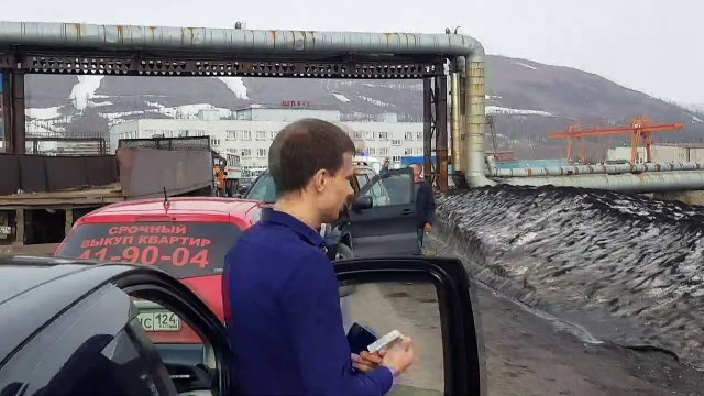 Hungry polar bear found wandering in Russian industrial city