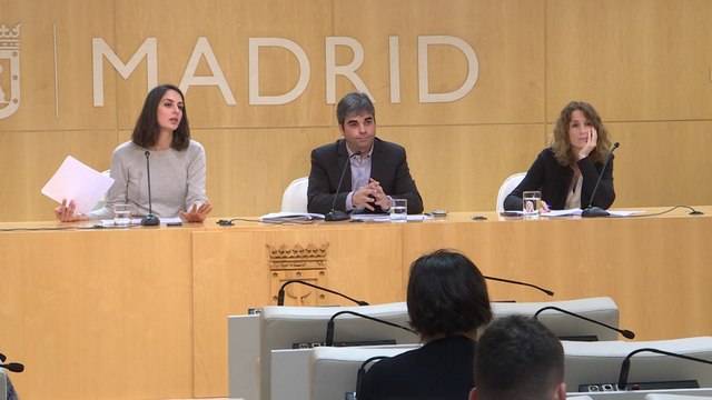 Rueda de prensa posterior a la Junta de Gobierno de Madrid