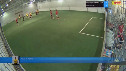 Faute de Fabien - VIENNE CAMPING CAR Vs SOYEUX FC  - 18/06/19 20:00 - LIGUE 4  - Poitiers Game Parc