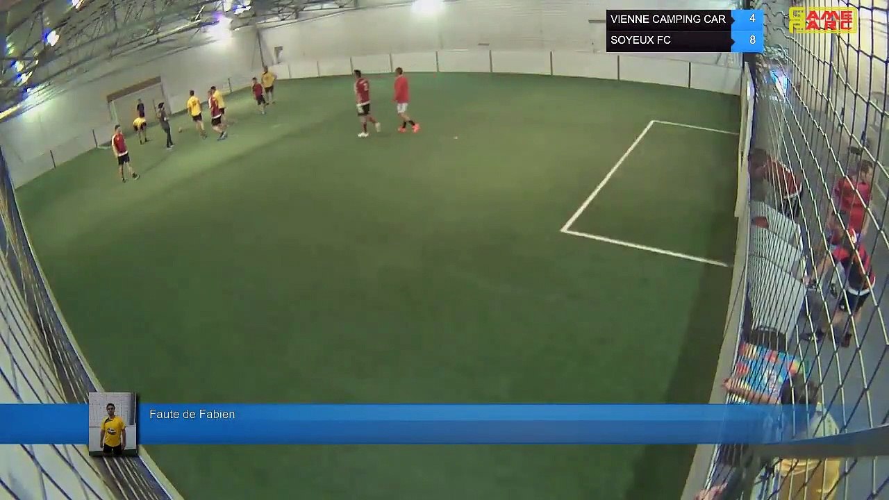 Faute de Fabien - VIENNE CAMPING CAR Vs SOYEUX FC  - 18/06/19 20:00 - LIGUE 4  - Poitiers Game Parc