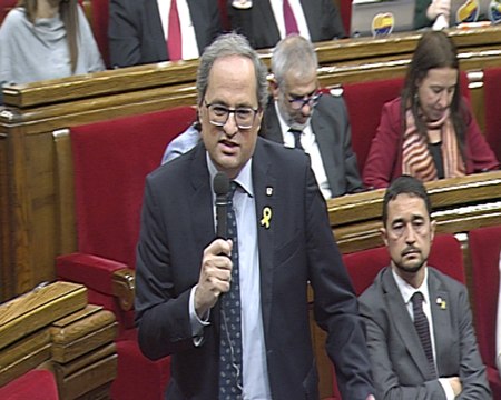 Torra anuncia una contraoferta para aprobar los presupuestos