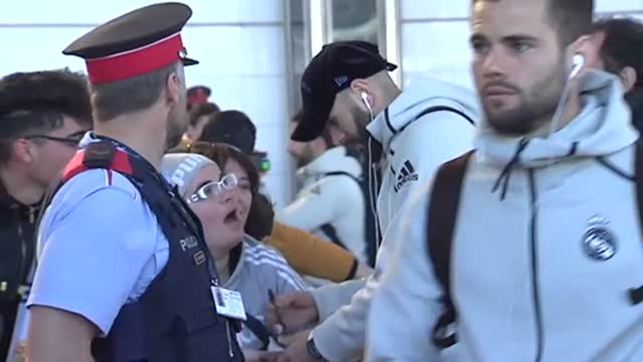 El Real Madrid ya está en Barcelona