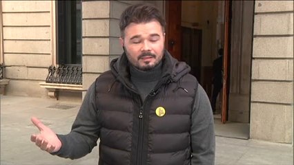 Rufián aboga por una mesa de diálogo con todos los partidos