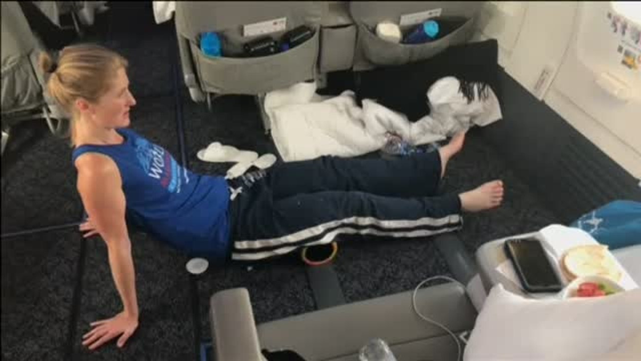 Un grupo de atletas corre siete maratones en siete continentes durante siete días consecutivos