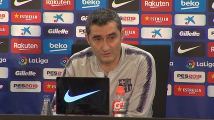 Valverde no confirma si Messi jugará contra el Madrid