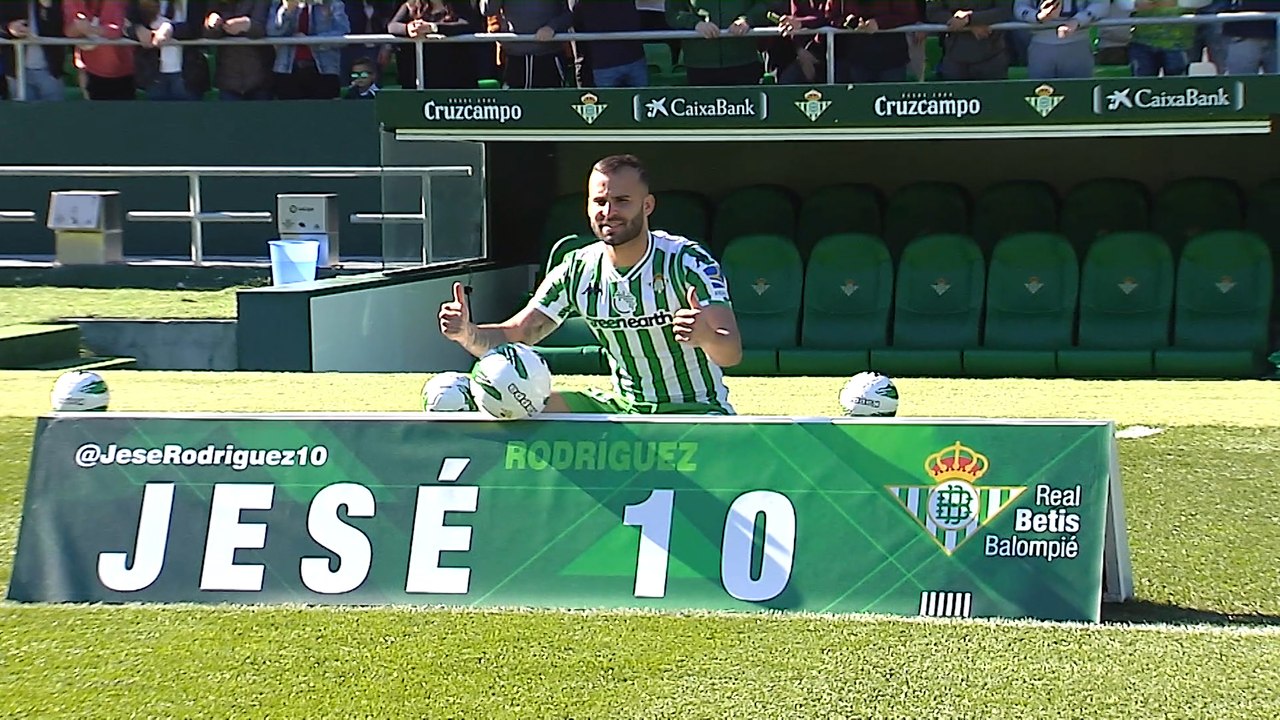 El Betis presenta oficialmente a su nuevo jugador Jesé Rodríguez