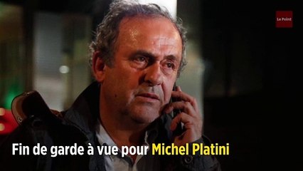 Fin de garde à vue pour Michel Platini