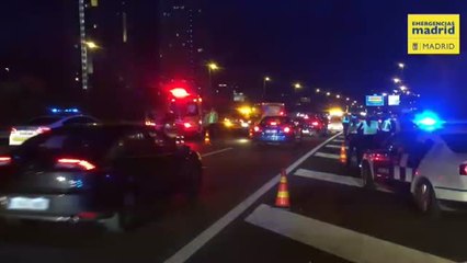 Fallece un motorista de 64 años en Madrid