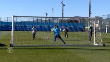 Messi y Dembélé no entrenan y peligra su presencia en el clásico