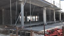 Visite du chantier du futur centre commercial Ylium