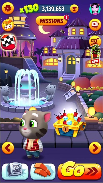 My Talking Tom Gold Run 14 Frosty Tom Gameplay Android