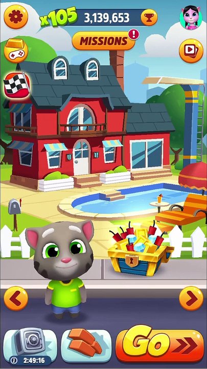 My Talking Tom Gold Run Gameplay Android