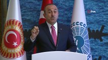 Bakan Çavuşoğlu ve TBMM Başkanı Şentop, Akdeniz Parlamenter Asamblesi toplantısında konuştu