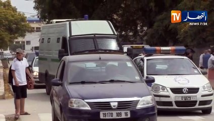 لحظة وصول كمال شيخي المدعو "البوشي" إلى سجن الحراش