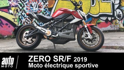 ZERO SR/F 2019 la plus sportive moto électrique ESSAI POV Auto-Moto.com