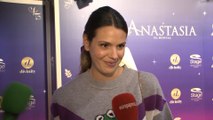 Laura Matamoros nos cuenta su situación familiar en el estreno de Anastasia