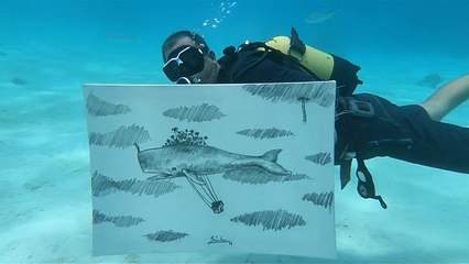 Подводный мир: рисование с натуры