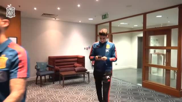 Tranquilidad en la concentración de la Roja antes de enfrentarse a Gales