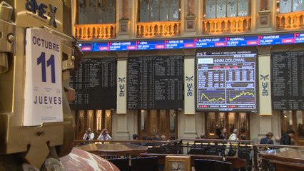 El Ibex cae un 1,25% a media sesión