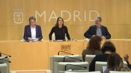 Rueda de prensa posterior a la Junta del Ayuntamiento de Madrid