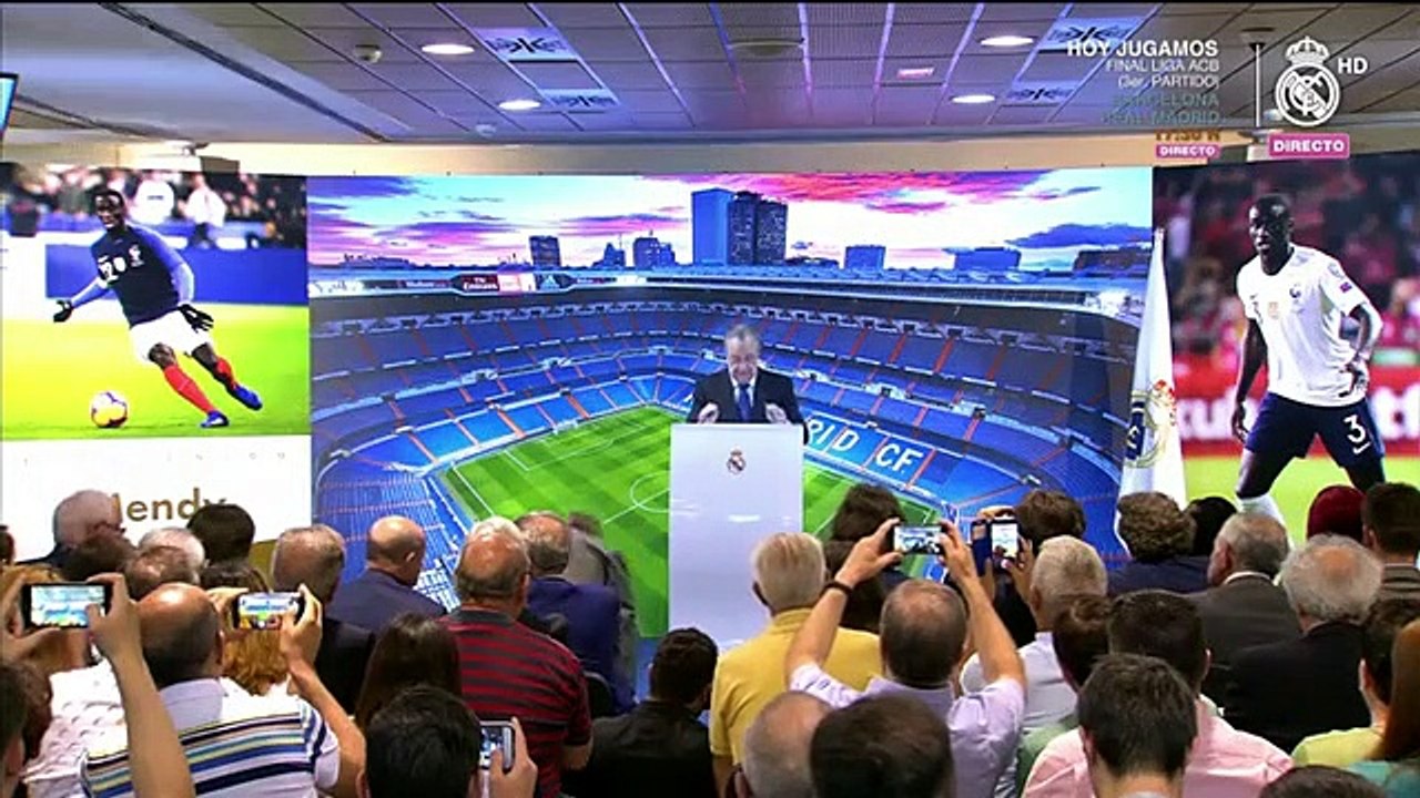 Florentino Pérez: "Estamos viviendo días ilusionantes en la construcción de un nuevo equipo"