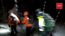 Rescatado un montañero en Madrid con síntomas de hipotermia