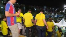 Brasileiros decepcionados com empate