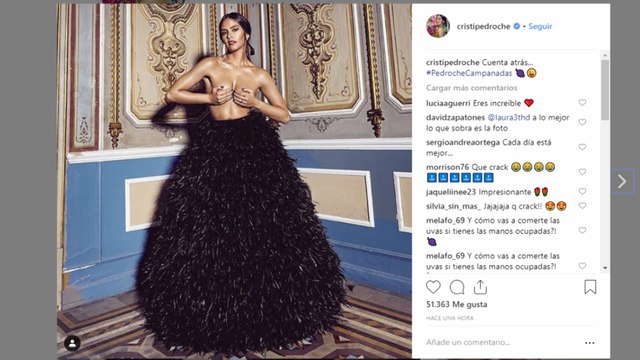 Cristina Pedroche calienta motores para Nochevieja