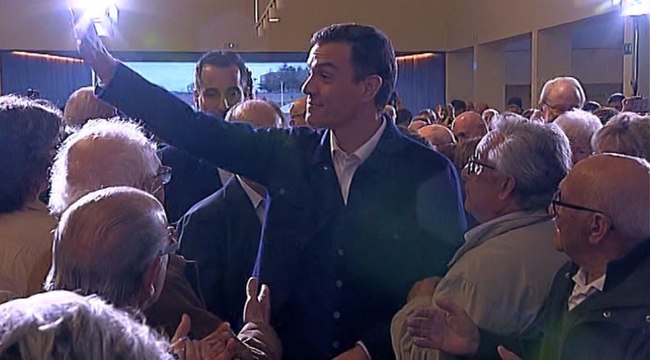 Acto de Pedro Sánchez en Ávila
