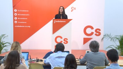 Download Video: Inés Arrimadas en rueda de prensa tras reunión Comité Permanente