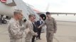 El rey visita por sorpresa a las tropas en Iraq
