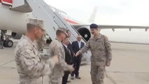 El rey visita por sorpresa a las tropas en Iraq