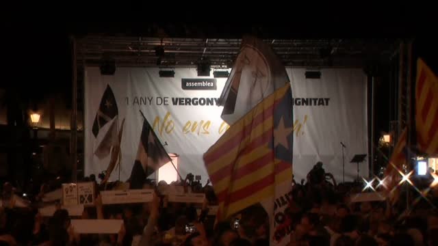 Primer año de prisión preventiva de 'los Jordis'