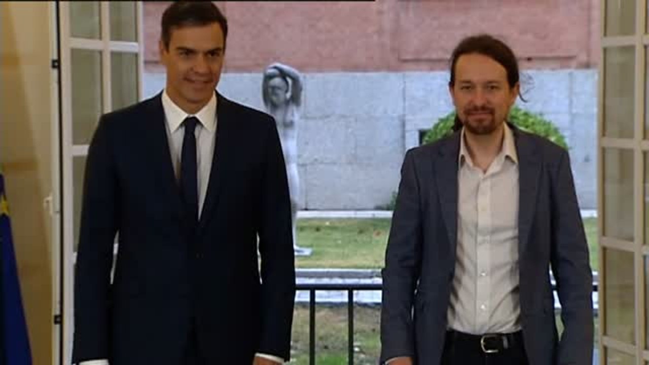 Pedro Sánchez y Pablo Iglesias firman el acuerdo para los Presupuestos