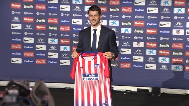 Álvaro Morata, nuevo delantero del Atlético de Madrid