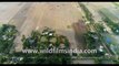 Satjelia village-Sundarbans-4K-Aerial view with villages and the Gomdi river in West Bengal, Bay of Bengal