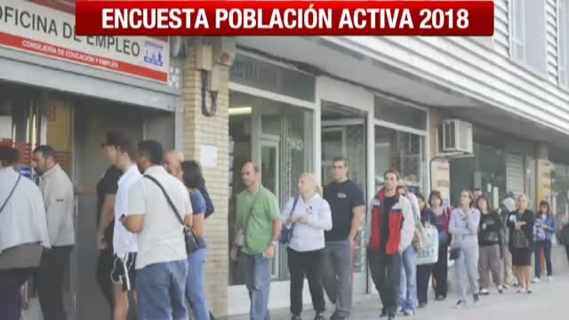 La tasa de paro se sitúa en el nivel de hace una década