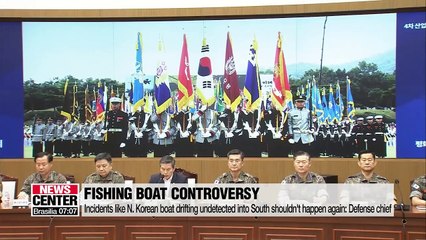 Seoul's defense chief calls for proactive measures concerning N. Korean fishing boat incident