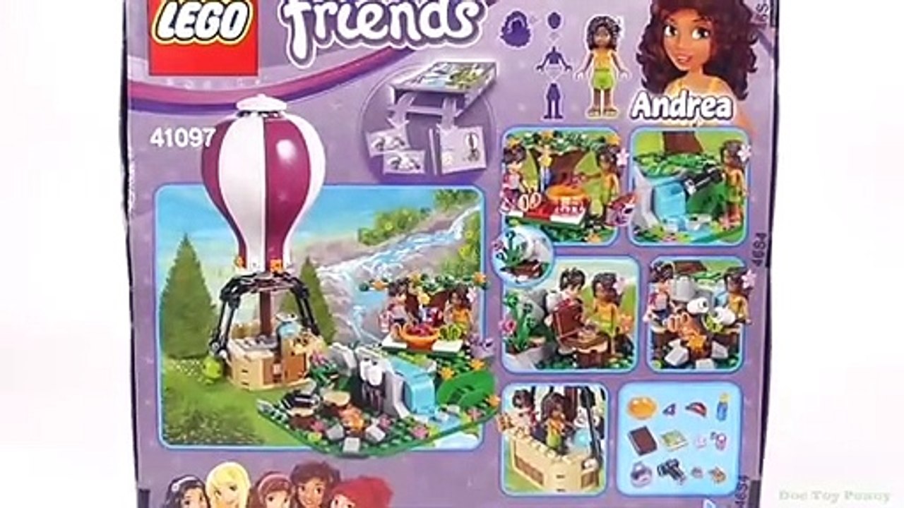 LEGO Friends Heartlake Hot Air Balloon (41097) - Toy Unboxing and Speed Build