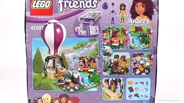 LEGO Friends Heartlake Hot Air Balloon (41097) - Toy Unboxing and Speed Build